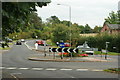 Roundabout at West Horsley, Surrey