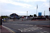 SS4543 : Sea front car park at Woolacombe by Steve Daniels