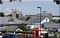 SX5873 : Looking across Princetown to Dartmoor Prison by Steve Daniels