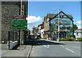 Entering Builth Wells from the A470