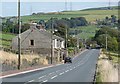 The A58 approaching Ripponden, Soyland