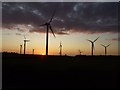 Sunset & windpower