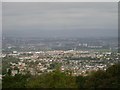 View north across Glasgow from the Cathkin Braes