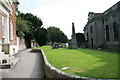 Church Walk, Blandford Forum, facing east.