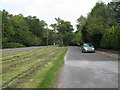 Residential road running parallel to the A281