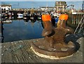 J6659 : Mooring bollard, Portavogie Harbour by Rossographer