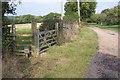 Footpath junction near Mount Ephraim, Cranbrook