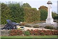 Cranbrook War Memorial, Howitzer and Plough