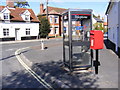 Spring Lane Postbox & Lower Street, Wickham Market