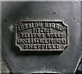 Label on the bellows, the Nail Forge, Hoylandswaine