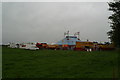 Circus in field beside the A6 at Blackrod