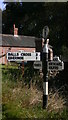 Signpost on the A283