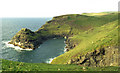 SX0991 : Penally Point and Boscastle Harbour by MrC