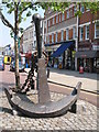 Anchor at the south end of Deptford High Street, SE8