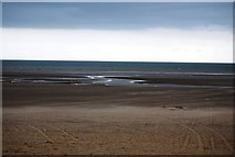 TQ9518 : Runnel on the beach, Camber Sands by N Chadwick