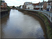 TF4609 : The River Nene between the bridges, Wisbech by Richard Humphrey