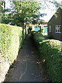 Path from Yarmouth Road to Preston Lane