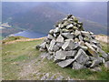 NY4113 : Cairn on Brock Crags by Phil Catterall