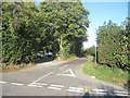 Road Junction at Wilcott Marsh