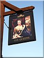 The Queens pub sign, Queens Hill