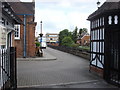 The Causeway from the entrance to Courtauld Mill