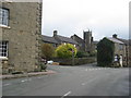 Longnor - View towards church from Carder Green