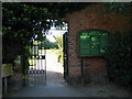 Gateway to Allesley Hall walled garden