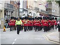 High Street and the Band of the Scots Guards