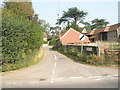 Looking from Hoe Road up West Hoe Lane