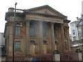 The facade of the disused First Derry Presbyterian Church