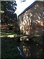 Mill race, wheel and old mill, Flitwick