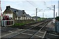 Wooden level crossing