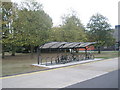 Cycle rack at Brunel University