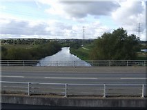 SK0916 : River Trent upstream of High Bridge by John M