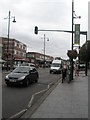 Elevated traffic lights in South Road