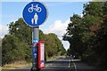 Bus stop, Stratford Road near Warwick