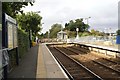 Fiskerton station with signal box and hand operated gates