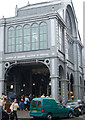 Restaurant in new vernacular building, Borough market, south London