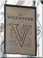 Sign for The Volunteer, 245-247 Baker Street, NW1