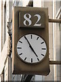 Clock on 82 Baker Street, W1