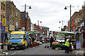 TQ3183 : Morning set-up at Chapel Street market, Islington (2) by Andy F