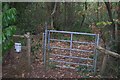 Entrance to Thornden Woods Nature Reserve