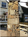 Stone pillar, The Upper Cock,  Croesyceiliog