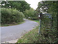 Sharp bend on Bramlands Lane