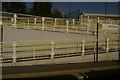 Wheelchair ramps at Lea Green Station, as seen from the 12.01 from Newton-le-Willows