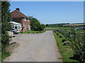 Footpath and farm track past Barville Farm