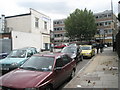 Looking down Lancaster Road towards The Broadway