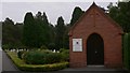 The chapel at Bordon Garrison Military cemetery