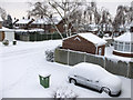 Snow in Sundown Road Ashford, February 2009