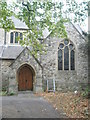 Entrance to Holy Trinity, Southall